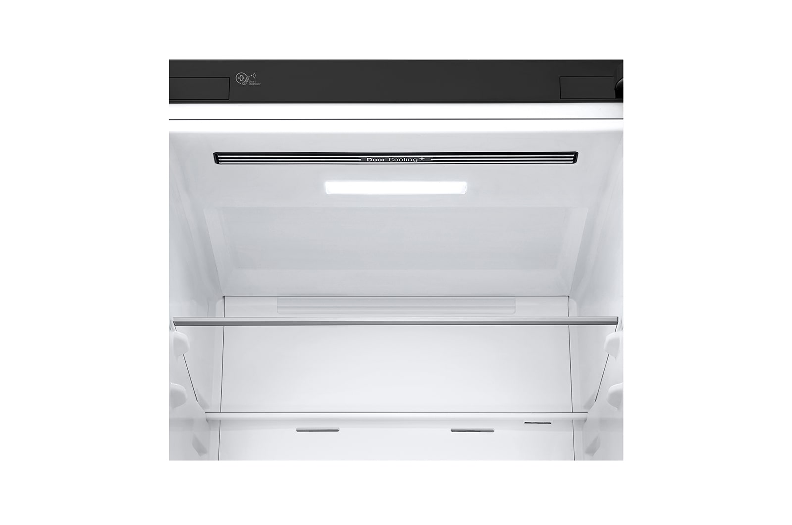 LG 1.86M 341L Kombinerad kyl/frys(Matte Black) - Energiklass E, Door Cooling™ och Smart Diagnosis™ med Wi-Fi, GBB71MCDMN