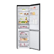 LG 1.86M 341L Kombinerad kyl/frys(Matte Black) - Energiklass E, Door Cooling™ och Smart Diagnosis™ med Wi-Fi, GBB71MCDMN