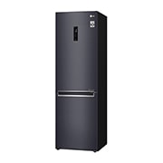 LG 1.86M 341L Kombinerad kyl/frys(Matte Black) - Energiklass E, Door Cooling™ och Smart Diagnosis™ med Wi-Fi, GBB71MCDMN