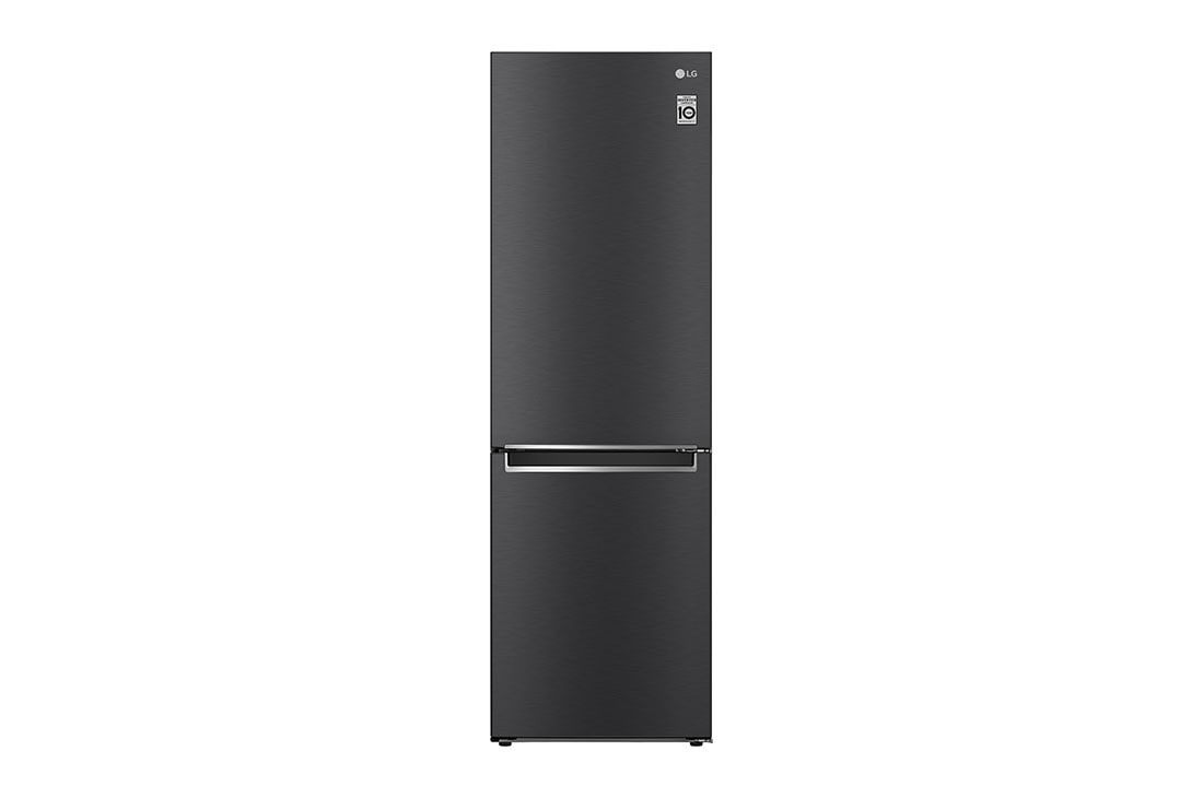 LG 1.86M 341L Kombinerad kyl/frys(Matte Black) - Energiklass D, Door Cooling™ och Smart Diagnosis™ , GBB71MCVGN