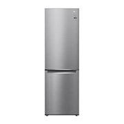 LG 1.86M 341L Kombinerad kyl/frys(Shiny Steel) - Energiklass D, Door Cooling™, GBB71PZEGN