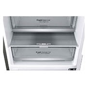 LG 1.86M 341L Kombinerad kyl/frys(Shiny Steel) - Energiklass E, Door Cooling™, GBB71PZEMN