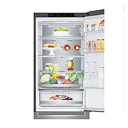 LG 1.86M 341L Kombinerad kyl/frys(Shiny Steel) - Energiklass D, Door Cooling™ och Smart Diagnosis™, GBB71PZVGN