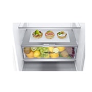 LG 1.86M 341L Kombinerad kyl/frys(Vit) - Energiklass D, Door Cooling™, GBB71SWEGN