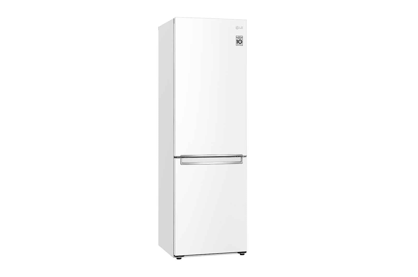 LG 1.86M 341L Kombinerad kyl/frys(Vit) - Energiklass D, Door Cooling™ och Smart Diagnosis™, GBB71SWVGN