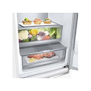 LG 1.86M 341L Kombinerad kyl/frys(Vit) - Energiklass D, Door Cooling™ och Smart Diagnosis™, GBB71SWVGN