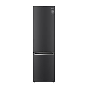 Vy framifrån av 2.03M 384L Kombinerad kyl/frys(Matte Black) - Energiklass D, Door Cooling™ GBB72MCEGN
