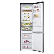 LG 2.03M 384L Kombinerad kyl/frys(Matte Black) - Energiklass D, Door Cooling™, GBB72MCEGN