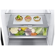LG 2.03M 384L Kombinerad kyl/frys(Matte Black) - Energiklass D, Door Cooling™, GBB72MCEGN