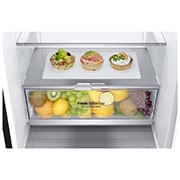 LG 2.03M 384L Kombinerad kyl/frys(Matte Black) - Energiklass D, Door Cooling™, GBB72MCEGN