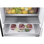 LG 2.03M 384L Kombinerad kyl/frys(Matte Black) - Energiklass D, Door Cooling™, GBB72MCEGN