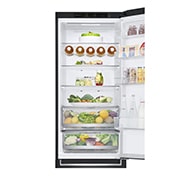 LG 2.03M 384L Kombinerad kyl/frys(Matte Black) - Energiklass D, Door Cooling™, GBB72MCEGN