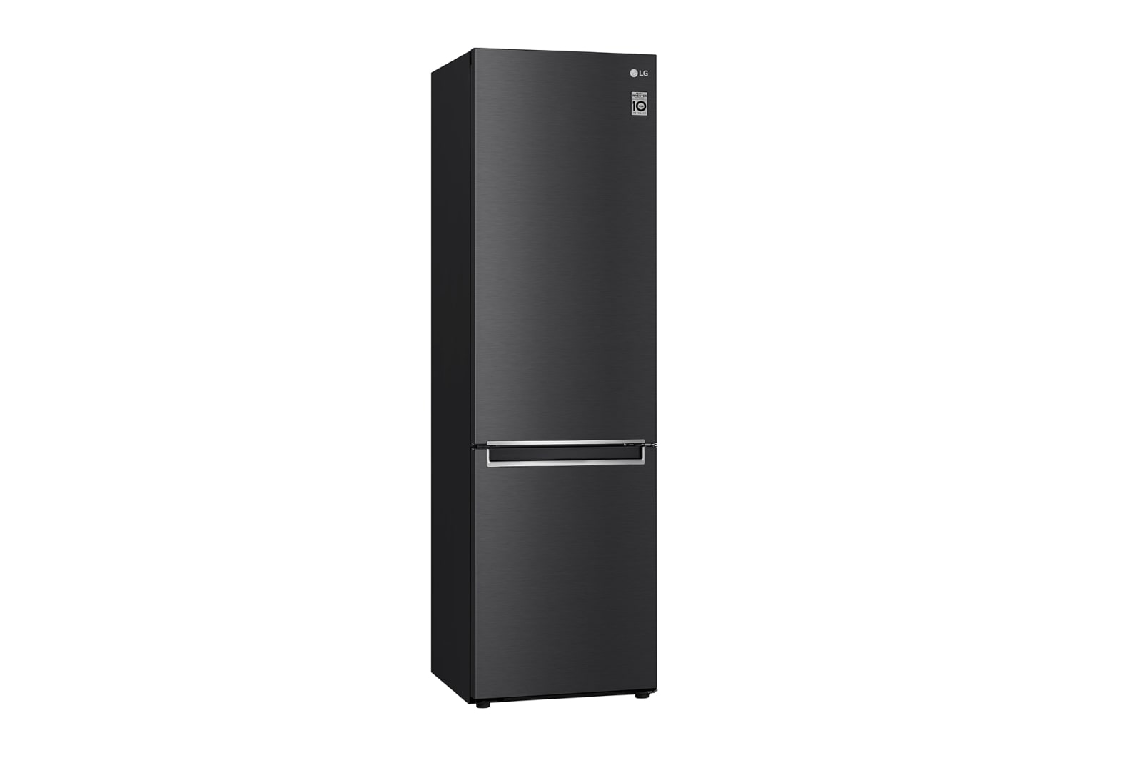 LG 2.03M 384L Kombinerad kyl/frys(Matte Black) - Energiklass D, Door Cooling™, GBB72MCEGN