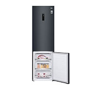 LG 2.03M 384L Kombinerad kyl/frys(Matte Black) - Energiklass D, Door Cooling™ och Smart Diagnosis™ med Wi-Fi, GBB72MCUFN