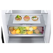 LG 2.03M 384L Kombinerad kyl/frys(Matte Black) - Energiklass D, Door Cooling™ och Smart Diagnosis™ med Wi-Fi, GBB72MCUFN