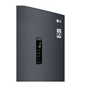 LG 2.03M 384L Kombinerad kyl/frys(Matte Black) - Energiklass D, Door Cooling™ och Smart Diagnosis™ med Wi-Fi, GBB72MCUFN