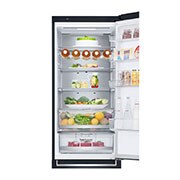 LG 2.03M 384L Kombinerad kyl/frys(Matte Black) - Energiklass D, Door Cooling™ och Smart Diagnosis™ med Wi-Fi, GBB72MCUFN