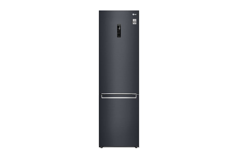 LG 2.03M 384L Kombinerad kyl/frys(Matte Black) - Energiklass D, Door Cooling™ och Smart Diagnosis™ med Wi-Fi, GBB72MCUFN