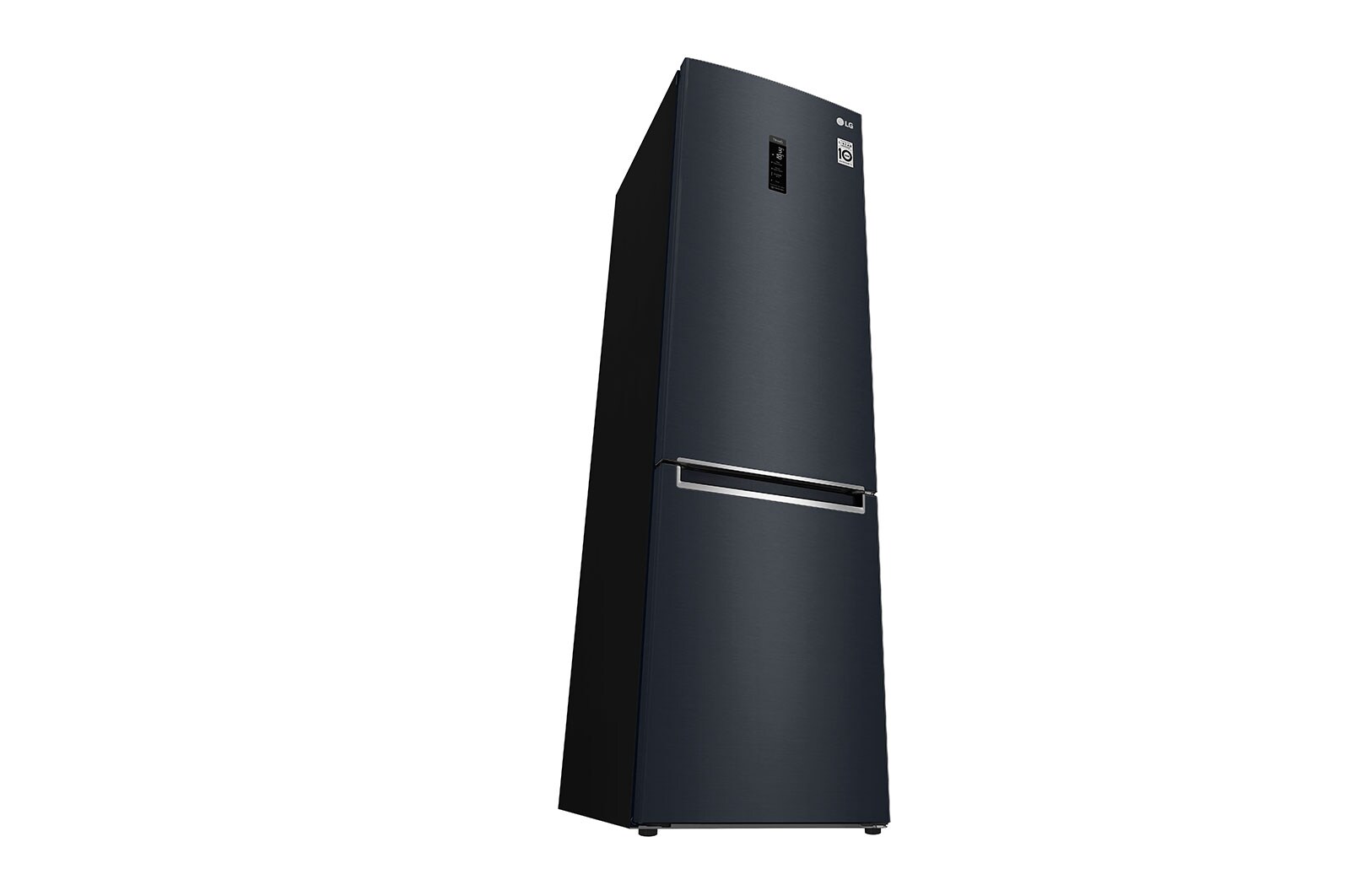 LG 2.03M 384L Kombinerad kyl/frys(Matte Black) - Energiklass D, Door Cooling™ och Smart Diagnosis™ med Wi-Fi, GBB72MCUFN