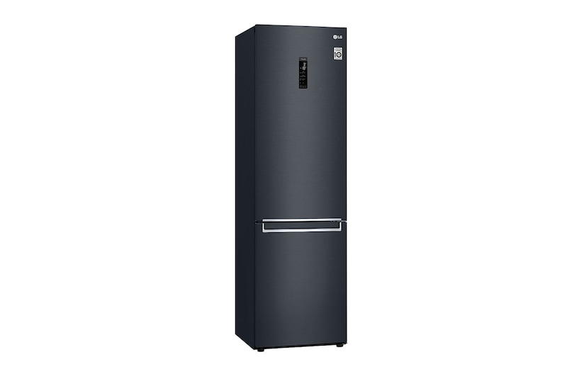 LG 2.03M 384L Kombinerad kyl/frys(Matte Black) - Energiklass D, Door Cooling™ och Smart Diagnosis™ med Wi-Fi, GBB72MCUFN