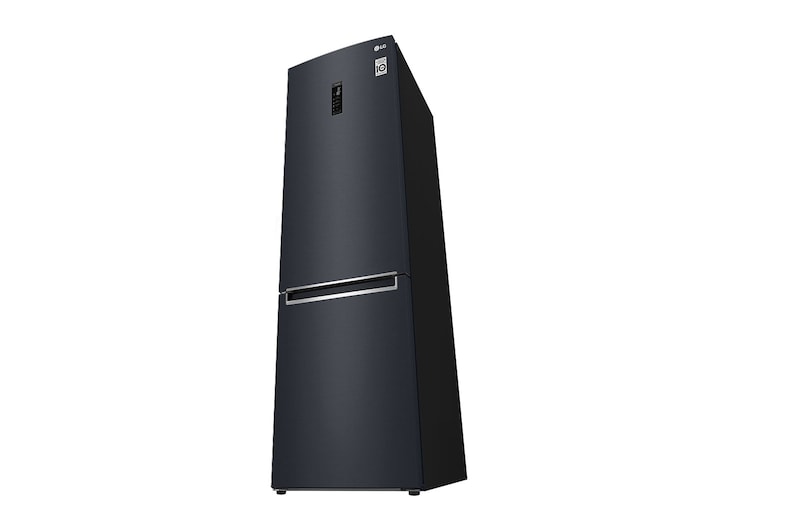 LG 2.03M 384L Kombinerad kyl/frys(Matte Black) - Energiklass D, Door Cooling™ och Smart Diagnosis™ med Wi-Fi, GBB72MCUFN