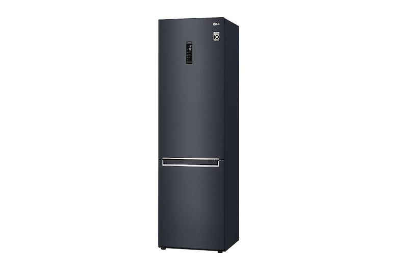 LG 2.03M 384L Kombinerad kyl/frys(Matte Black) - Energiklass D, Door Cooling™ och Smart Diagnosis™ med Wi-Fi, GBB72MCUFN