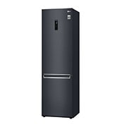 LG 2.03M 384L Kombinerad kyl/frys(Matte Black) - Energiklass D, Door Cooling™ och Smart Diagnosis™ med Wi-Fi, GBB72MCUGN