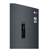 LG 2.03M 384L Kombinerad kyl/frys(Matte Black) - Energiklass D, Door Cooling™ och Smart Diagnosis™ med Wi-Fi, GBB72MCUGN