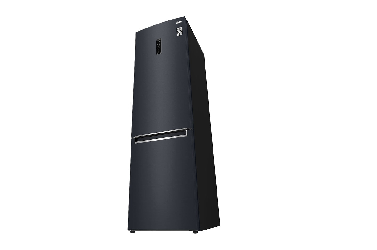 LG 2.03M 384L Kombinerad kyl/frys(Matte Black) - Energiklass D, Door Cooling™ och Smart Diagnosis™ med Wi-Fi, GBB72MCUGN