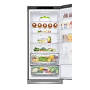 LG 2.03M 384L Kombinerad kyl/frys(Shiny Steel) - Energiklass D, Door Cooling™, GBB72PZEGN