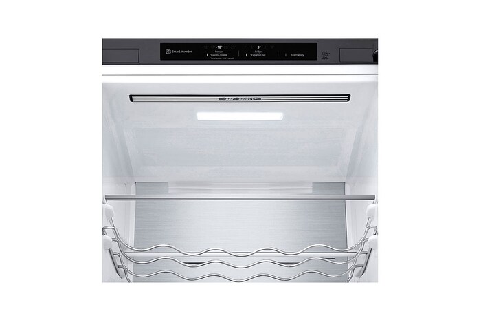 LG 2.03M 384L Kombinerad kyl/frys(Shiny Steel) - Energiklass D, Door Cooling™ och Smart Diagnosis™ , GBB72PZVGN