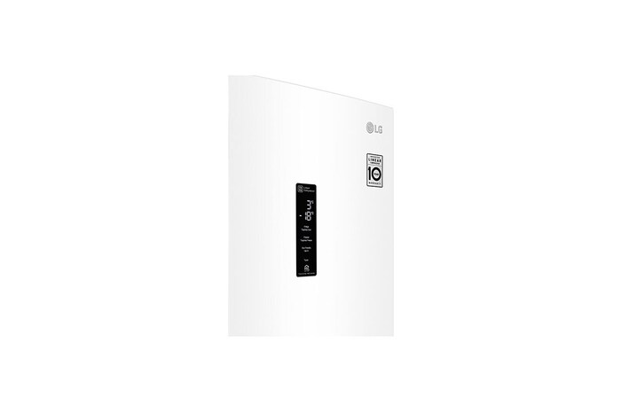 LG 2.03M 384L Kombinerad kyl/frys(Vit) - Energiklass E, Door Cooling™ och Smart Diagnosis™ med Wi-Fi, GBB72SWDMN