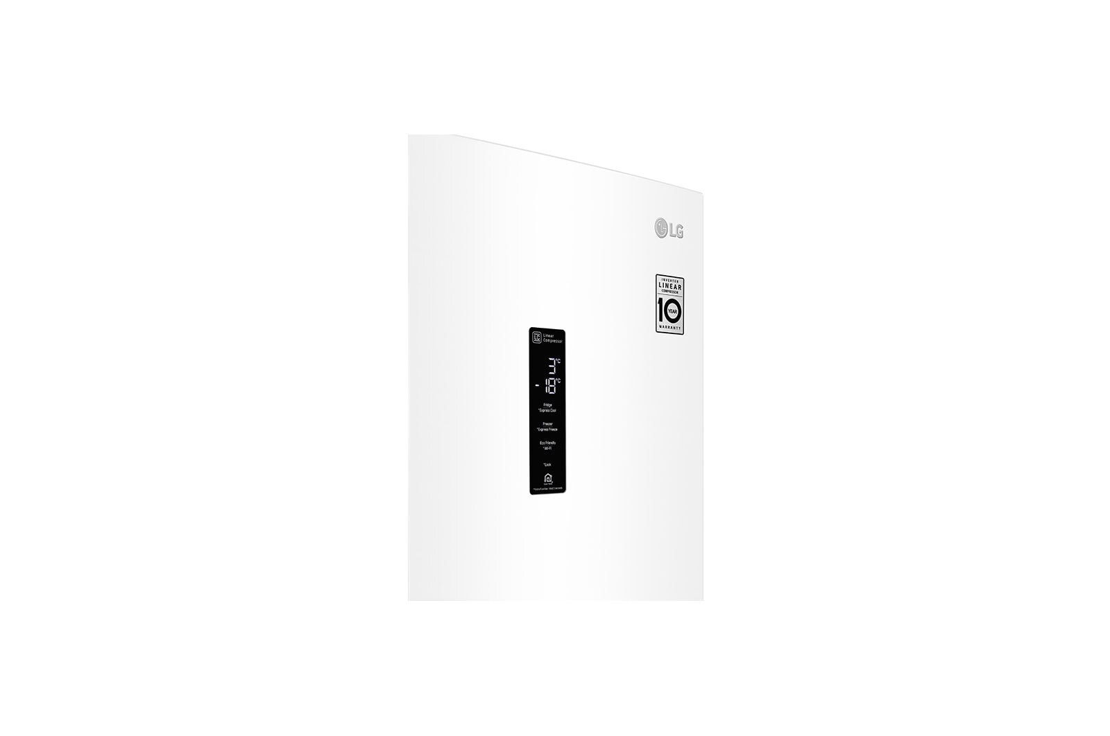 LG 2.03M 384L Kombinerad kyl/frys(Vit) - Energiklass E, Door Cooling™ och Smart Diagnosis™ med Wi-Fi, GBB72SWDMN