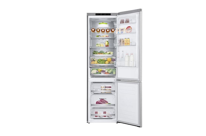 LG 2.03M 381L Kombinerad kyl/frys(Metal Sorbet) - Energiklass A (A-20%), Nature Fresh, Door Cooling⁺™ och Smart Diagnosis™ , GBB92MBB3P