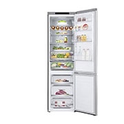 LG 2.03M 381L Kombinerad kyl/frys(Metal Sorbet) - Energiklass A (A-20%), Nature Fresh, Door Cooling⁺™ och Smart Diagnosis™ , GBB92MBB3P