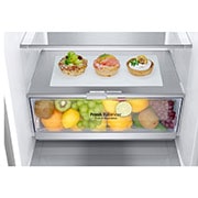 LG 2.03M 384L Kombinerad kyl/frys(Stainless Steel) - Energiklass B, Door Cooling™ och Smart Diagnosis™ med Wi-Fi, GBB92STABP