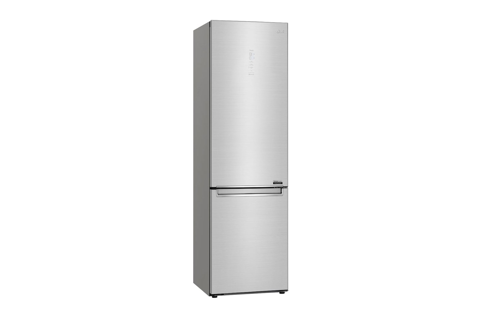 LG 2.03M 384L Kombinerad kyl/frys(Stainless Steel) - Energiklass B, Door Cooling™ och Smart Diagnosis™ med Wi-Fi, GBB92STABP