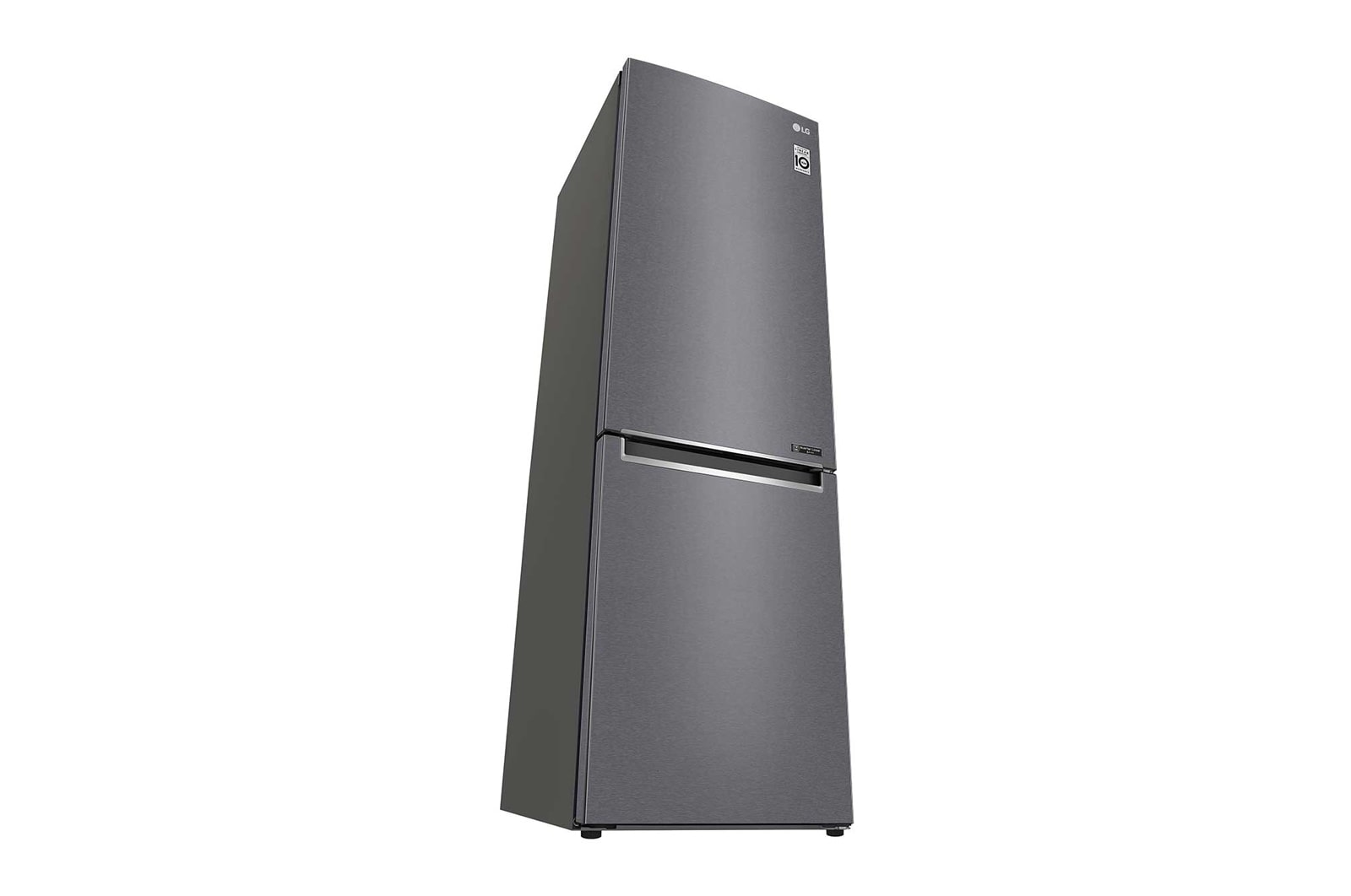 LG 1.86M 341L Kombinerad kyl/frys(Dark Silver) - Energiklass D, Door Cooling™, GBP61DSPFN