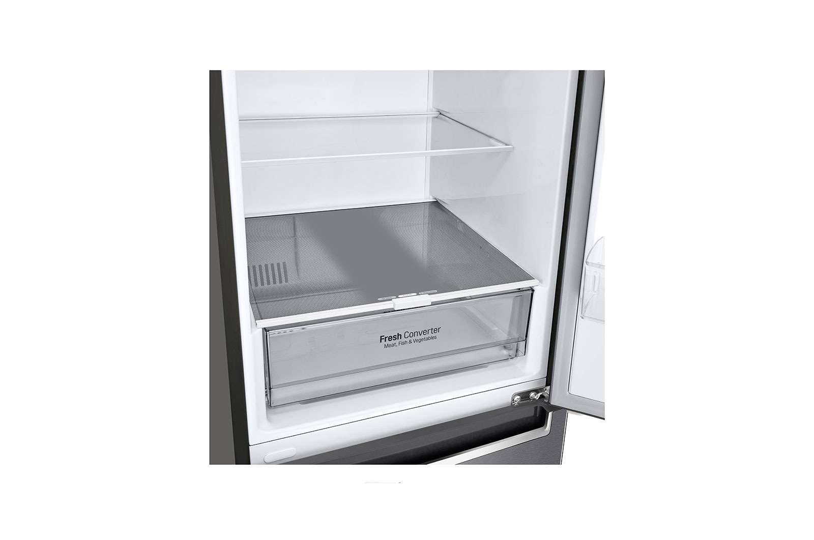 LG GBP61DSPGN 1.86M 341L Kombinerad kyl/frys(Dark Silver) - Energiklass D, Door Cooling™och Smart Diagnosis™, GBP61DSPGN