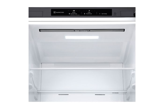 LG 2.03M 384L Kombinerad kyl/frys(Shiny Steel) - Energiklass B, Nature Fresh, Door Cooling+™ och Smart Diagnosis™, GBP62PZNBC