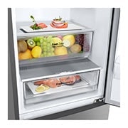 LG GBP62SWNGN 2.03M 384L Kombinerad kyl/frys(Dark Silver) - EnergiklassD, Door Cooling™och Smart Diagnosis™, GBP62DSNGN