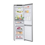 LG 1.86M 344L Kombinerad kyl/frys(Prime Silver) - Energiklass D, GBV3100DPY