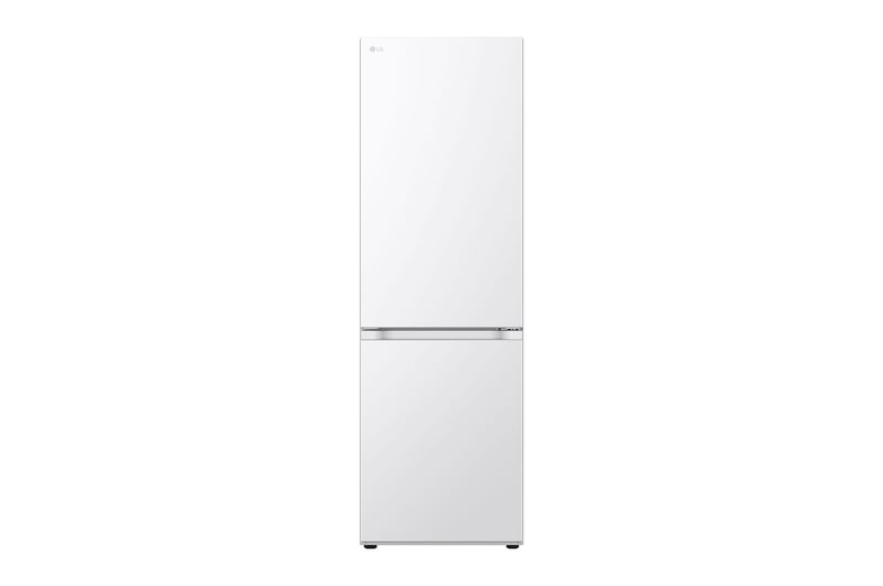 Vy framifrån av 1.86M 344L Kombinerad kyl/frys(Vit) - Energiklass D GBV3100DSW