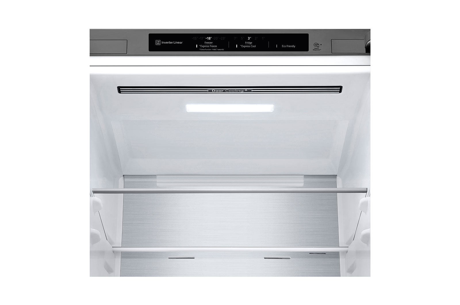 LG 1.86M 344L Kombinerad kyl/frys(Prime Silver) - Energiklass D, GBV5140DPY