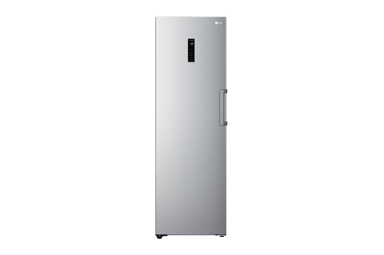 LG 324L Fristående frys (Shiny Steel) - Energiklass E, Total No Frost, Express Freeze, Smart Diagnosis™ med Wi-Fi, GFE41PZGSZ