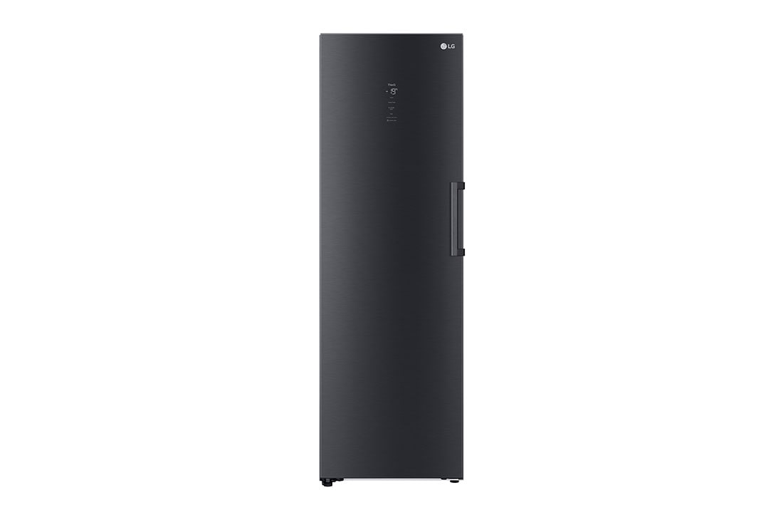 LG 324L Fristående frys (Matte Black) - Energiklass D, Total No Frost, Express Freeze, Smart Diagnosis™ med Wi-Fi, GFM61MCCSF