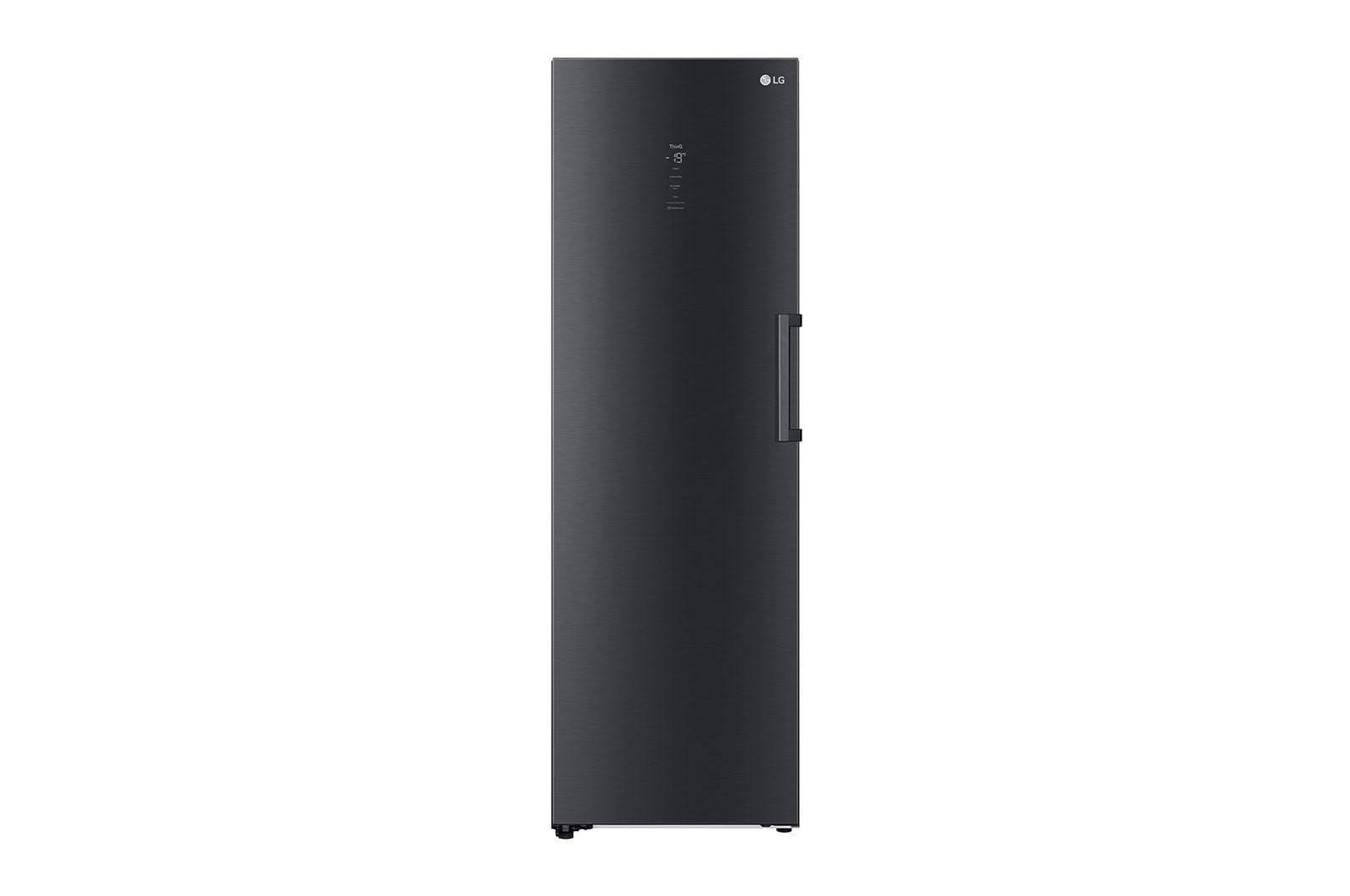 LG 324L Fristående frys (Matte Black) - Energiklass D, Total No Frost, Express Freeze, Smart Diagnosis™ med Wi-Fi, GFM61MCCSF
