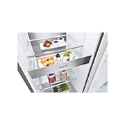 LG 386L Fristående kylskåp (Shiny Steel) - Energiklass E, Door Cooling™, LINEARCooling™, FRESHBalancer™, Smart Diagnosis™ med Wi-Fi, GLE71PZCSZ