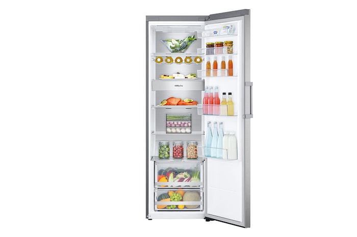 LG 386L Fristående kylskåp (Metal Sorbet) - Energiklass D, Door Cooling™, LINEARCooling™, FRESHBalancer™, Smart Diagnosis™ med Wi-Fi, GLM71MBCSF