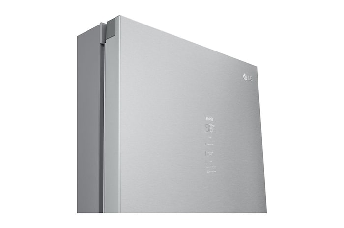 LG 386L Fristående kylskåp (Metal Sorbet) - Energiklass D, Door Cooling™, LINEARCooling™, FRESHBalancer™, Smart Diagnosis™ med Wi-Fi, GLM71MBCSF